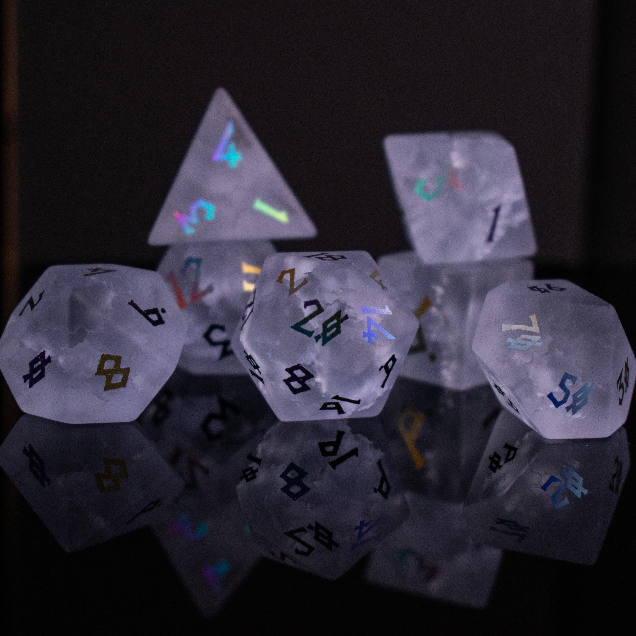 Bifrost Shattered Glass Dice Set - Misty Mountain Gaming - 1