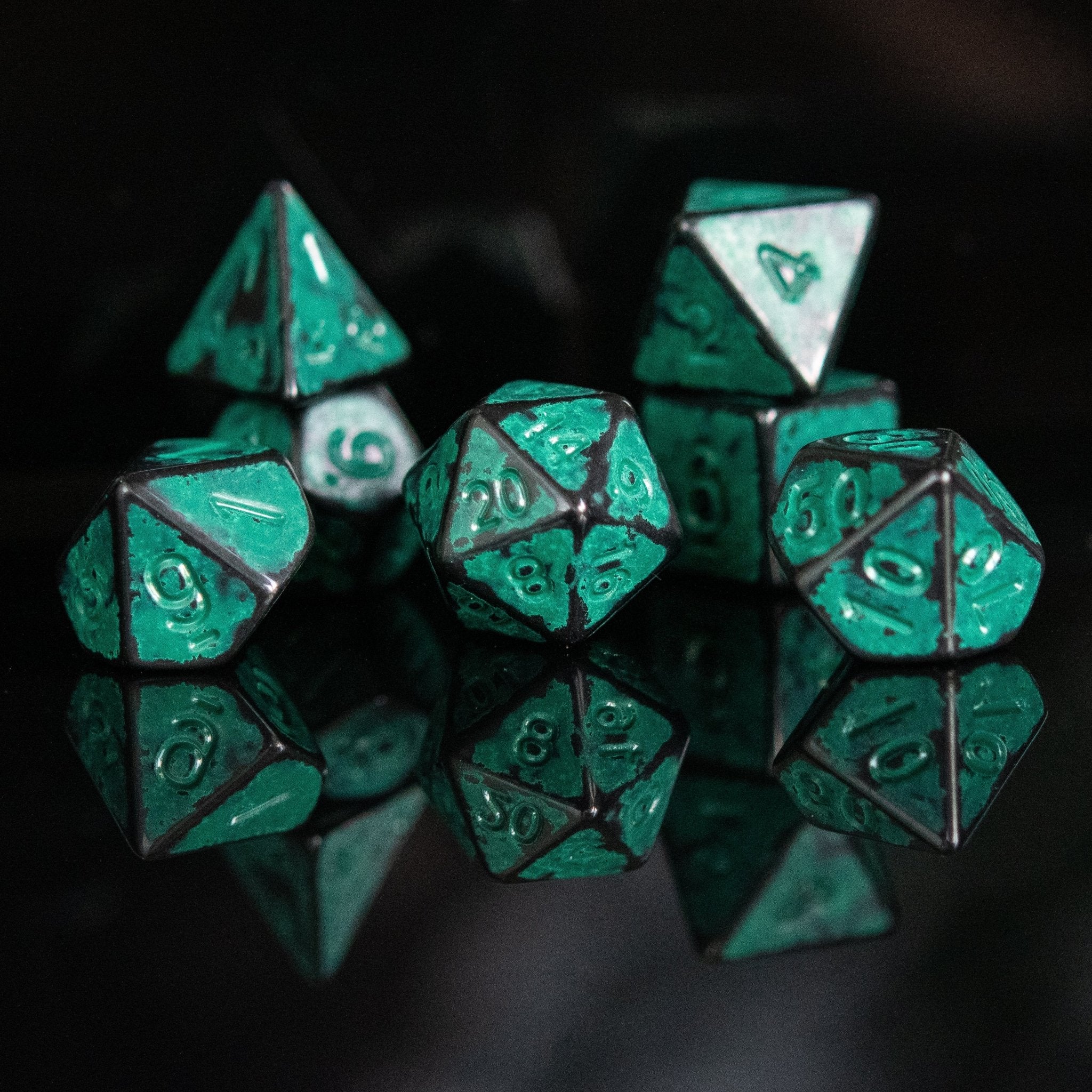 Biohazard Acrylic Dice Set - Misty Mountain Gaming - 2