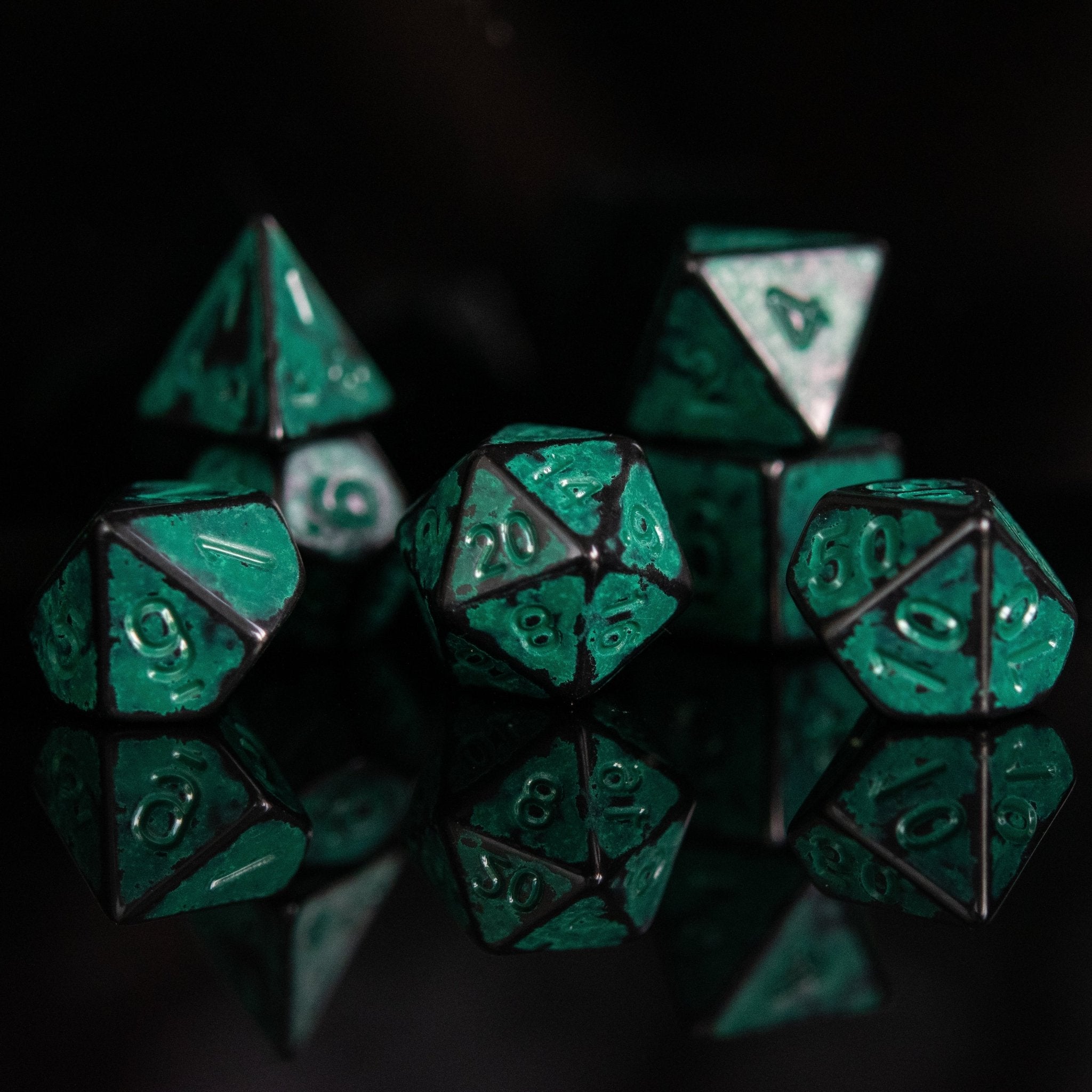 Biohazard Acrylic Dice Set - Misty Mountain Gaming - 1