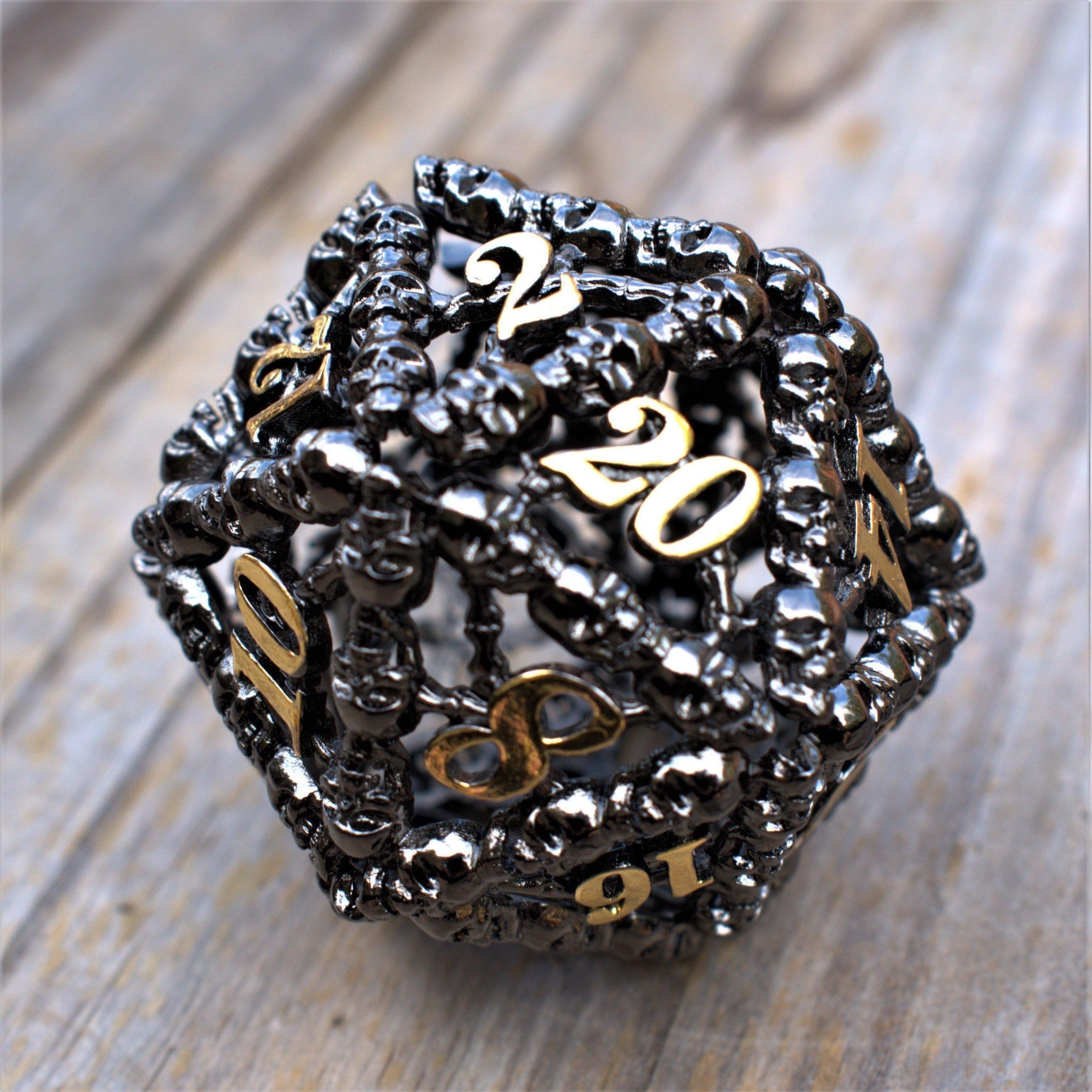 Black Death Hollow 50MM D20 - Misty Mountain Gaming - 2