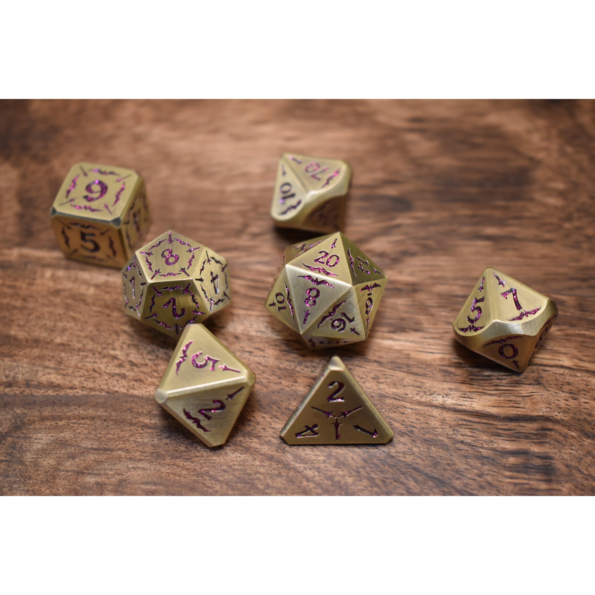 Blade of the Maiden Metal Dice Set - Misty Mountain Gaming - 3