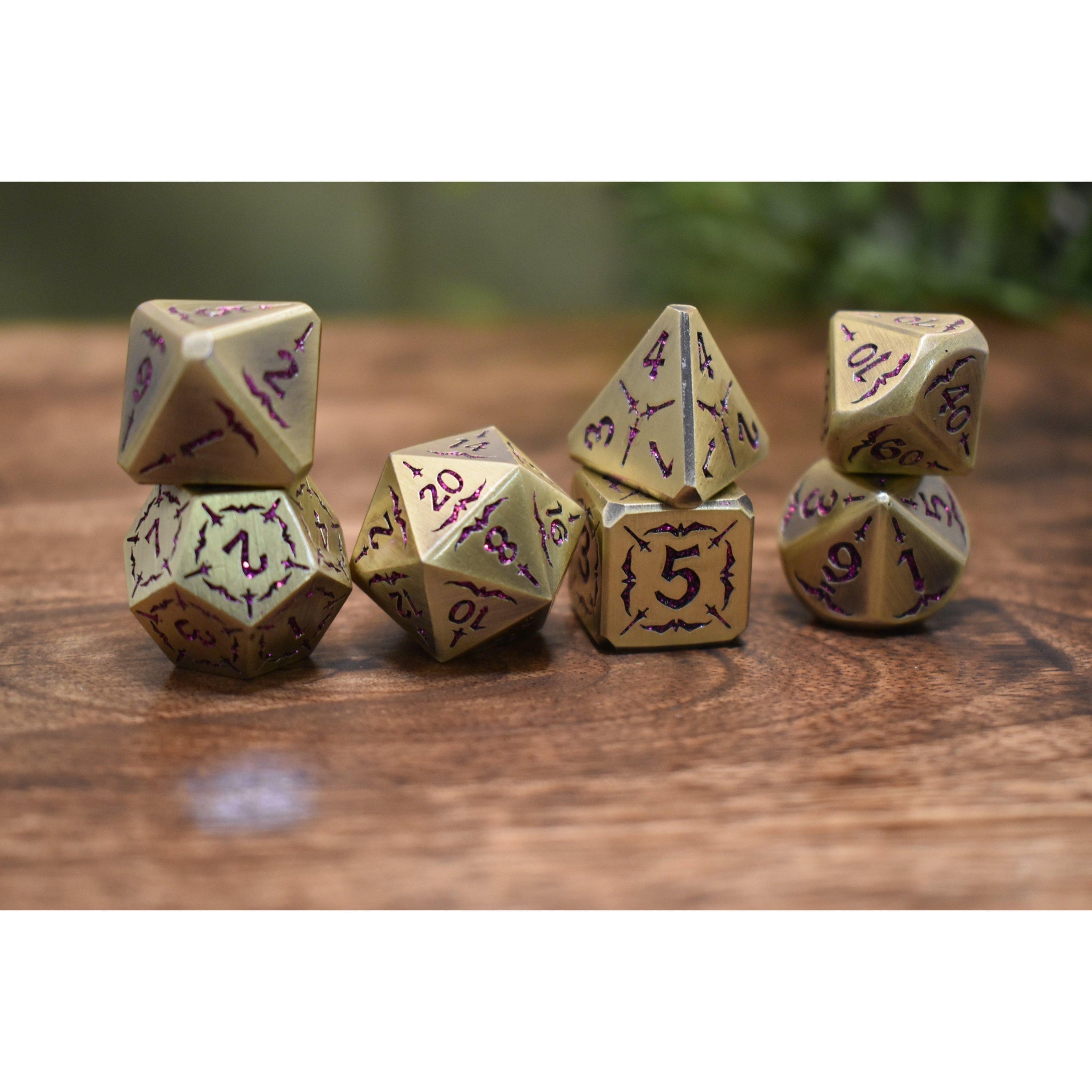 Blade of the Maiden Metal Dice Set - Misty Mountain Gaming - 2