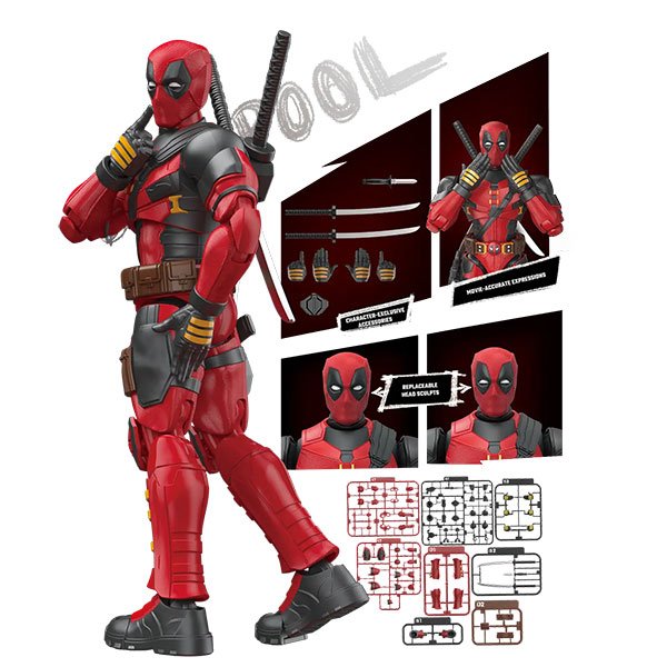 Blokees Marvel Champion Class CC04 Infinity SAGA Deadpool 5.3-inch Model Kit - Blokees - 2