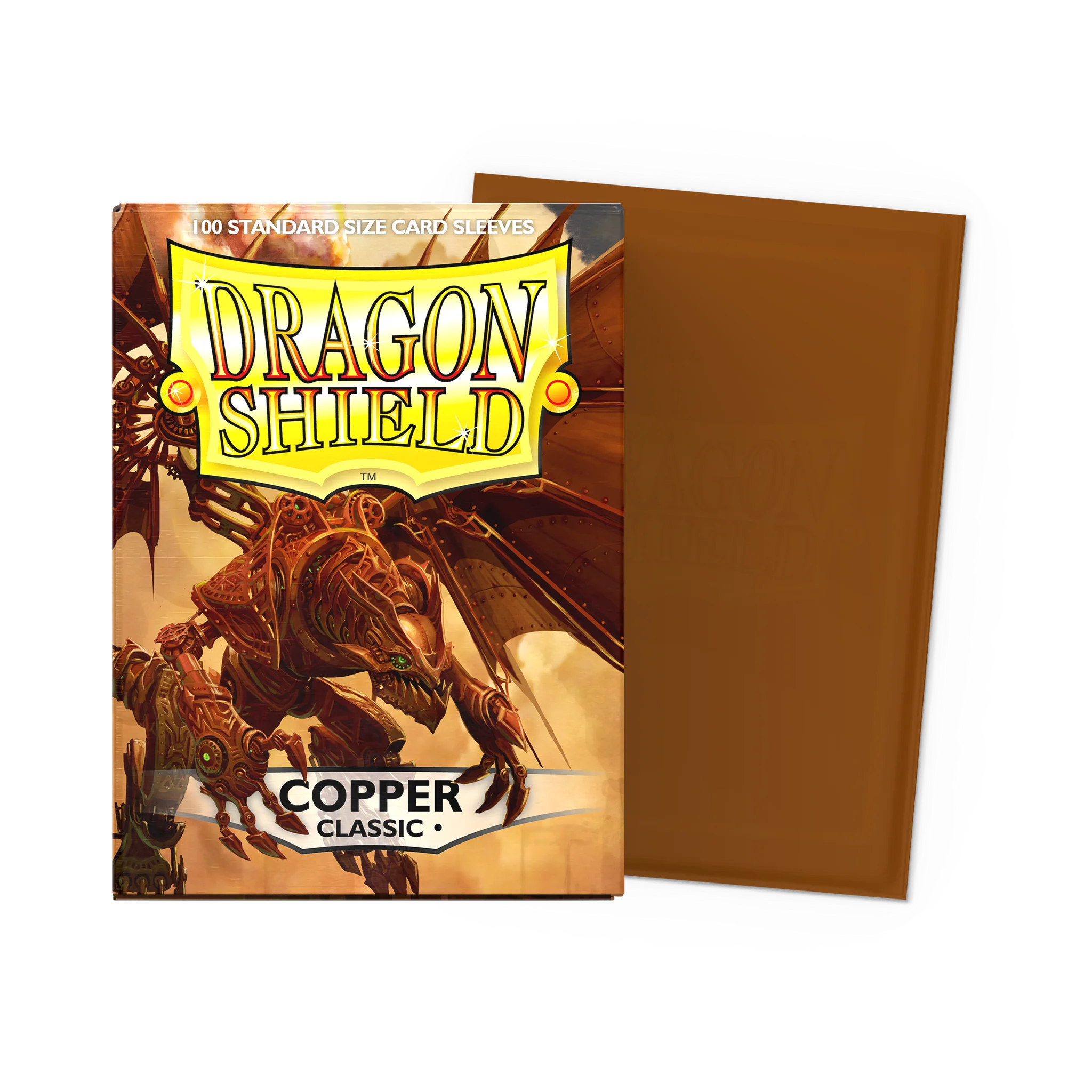 Dragon Shield Standard 100ct Copper Classic Card Sleeves