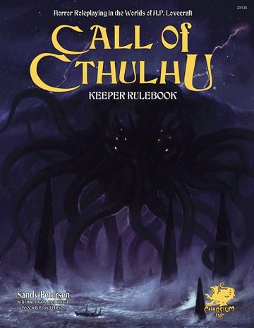 Call of Cthulhu 7e Keeper Rulebook Hard Cover - Chaosium, Inc. - 1