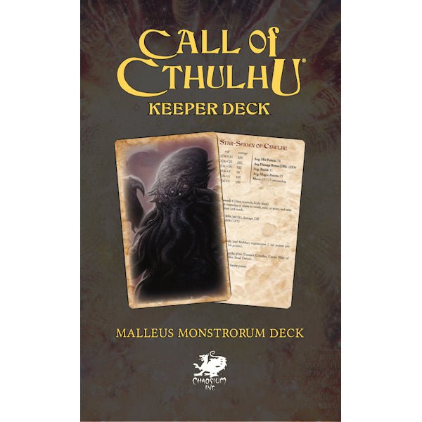 Call of Cthulhu 7e The Malleus Monstrorum Keeper Deck - Chaosium, Inc. - 1