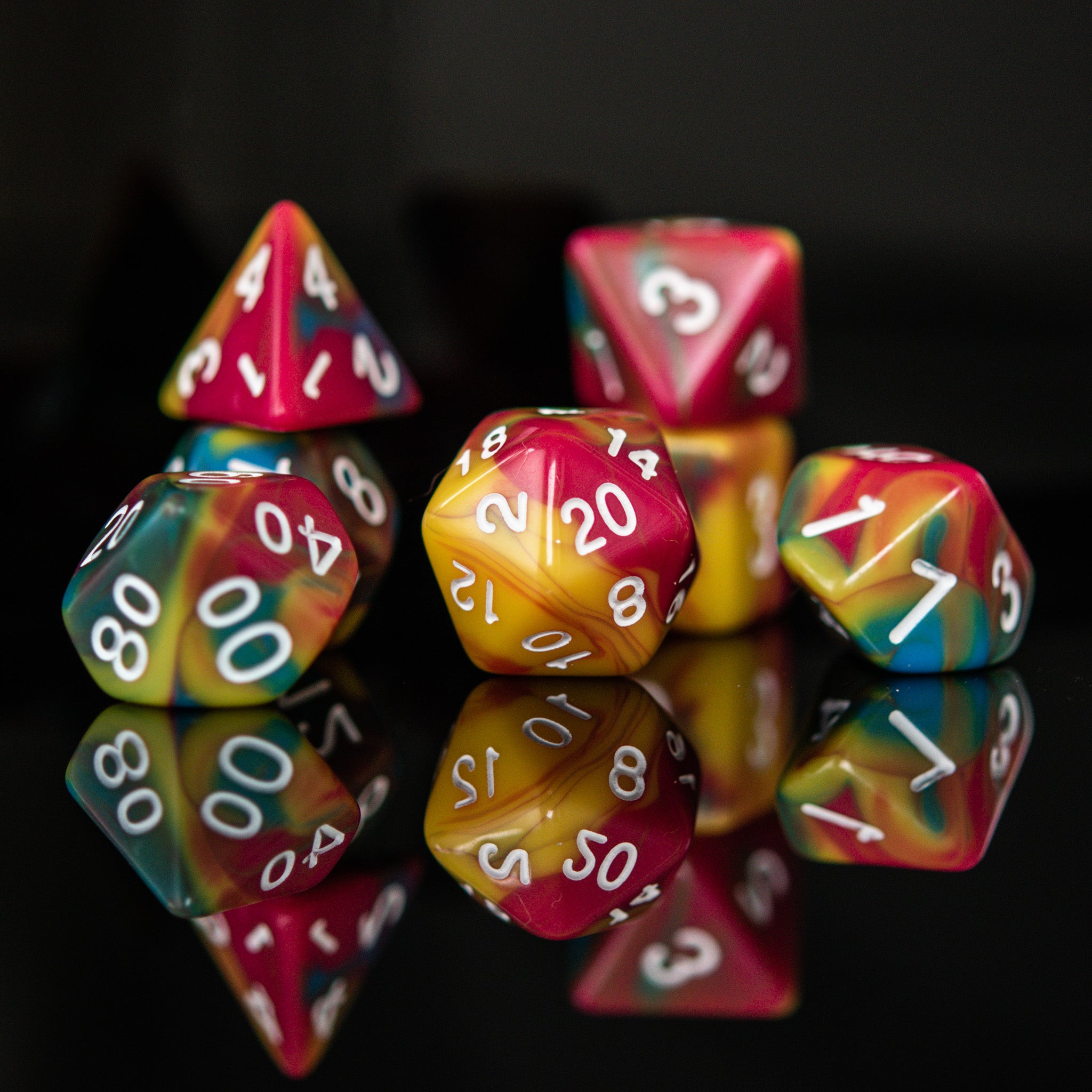 Candy Store Acrylic Dice Set - Misty Mountain Gaming - 3