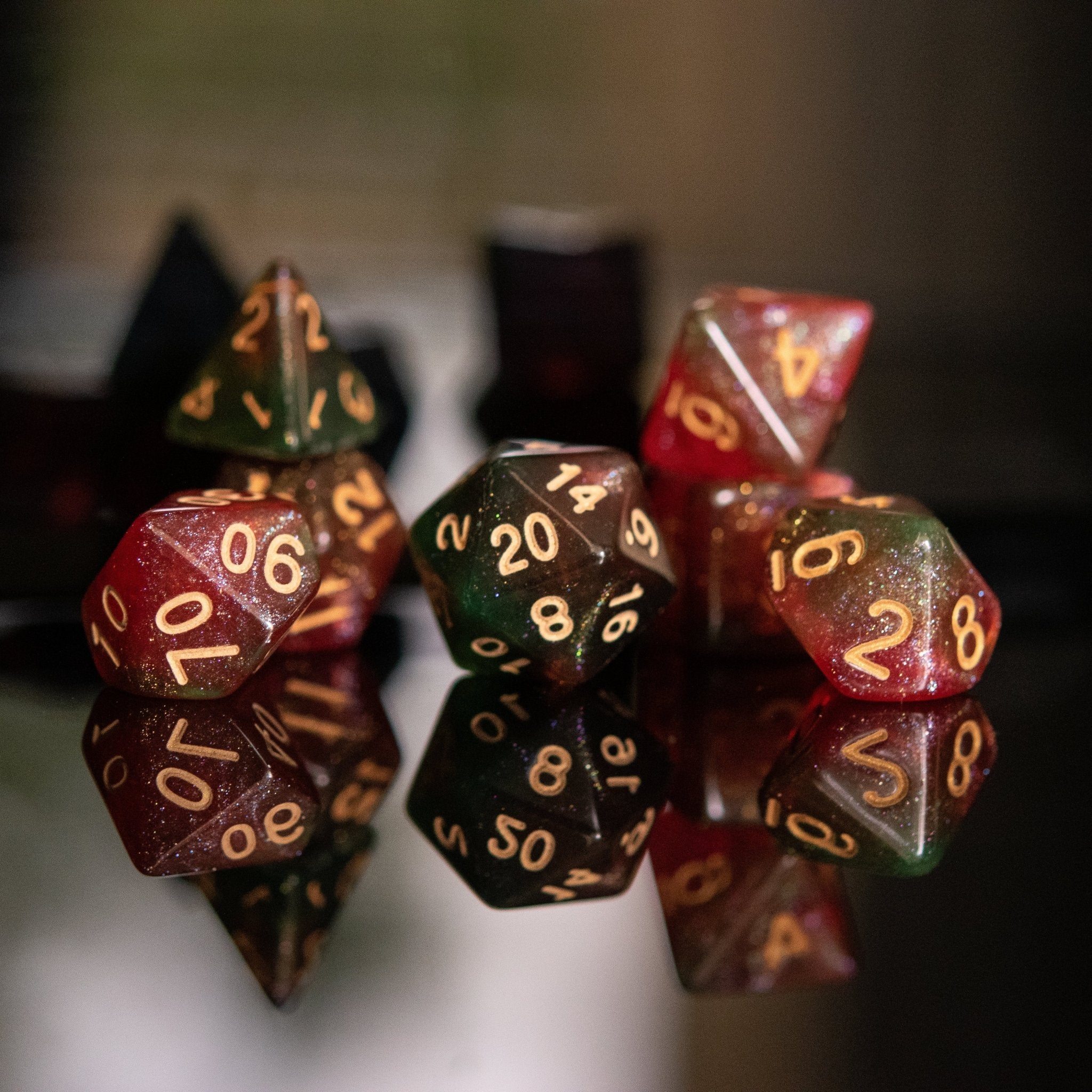 Carina Nebula Acrylic Dice Set - Misty Mountain Gaming - 1