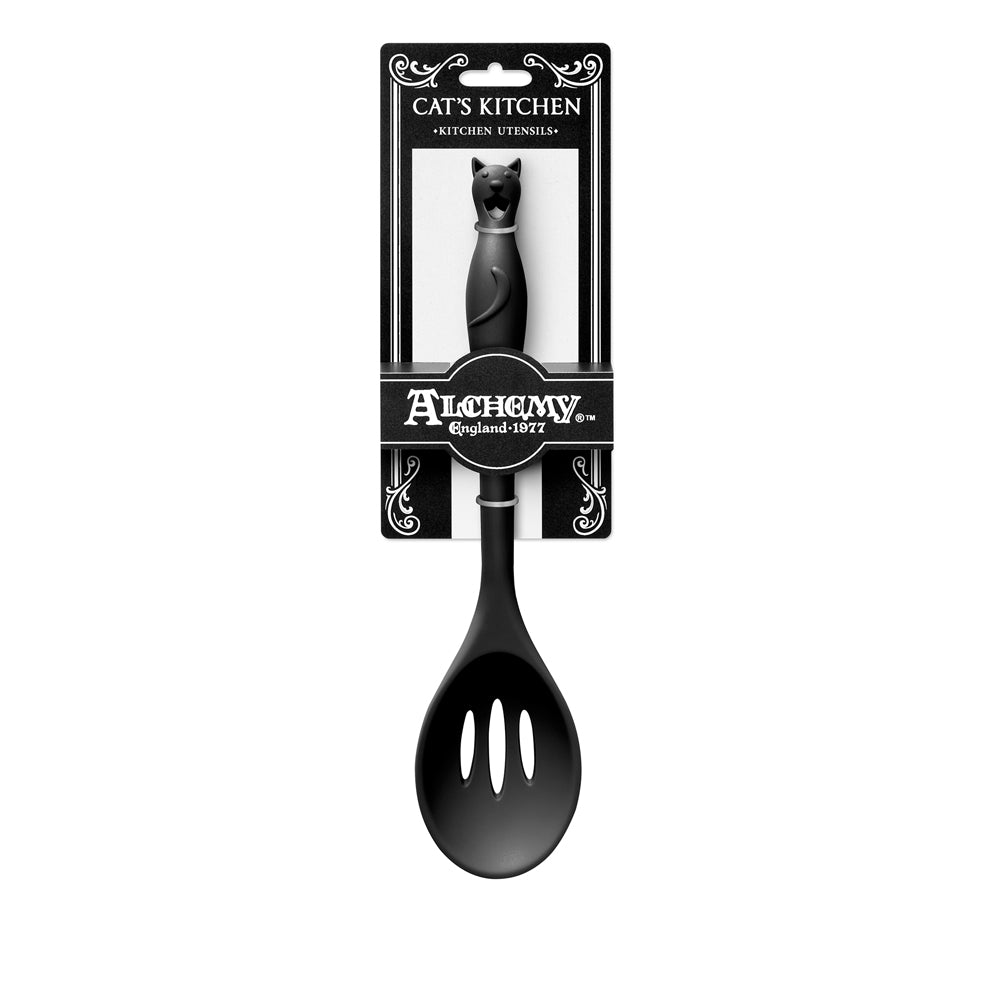 Cat's Kitchen Slotted Spoon - Alchemy of England - 1