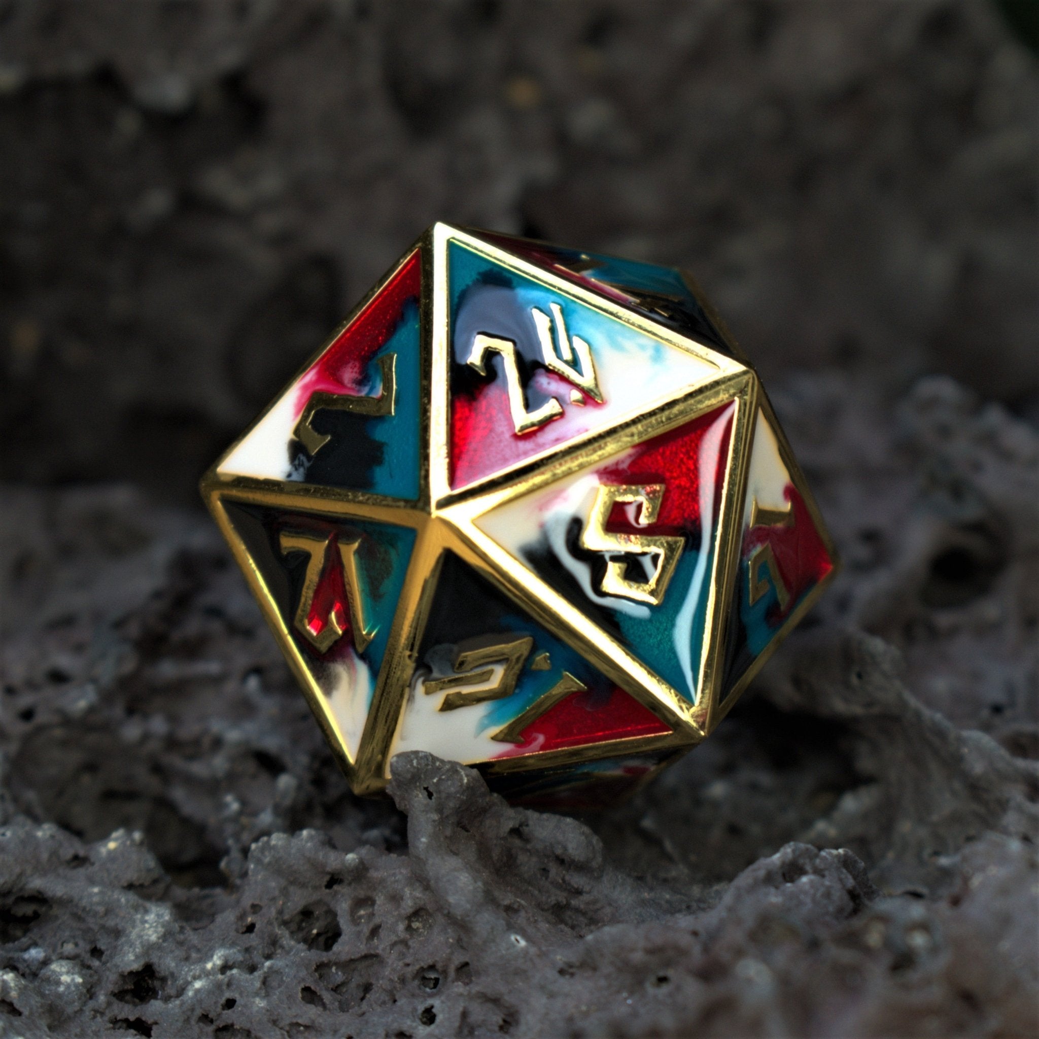 Celebration Metal Dice Set - Misty Mountain Gaming - 2