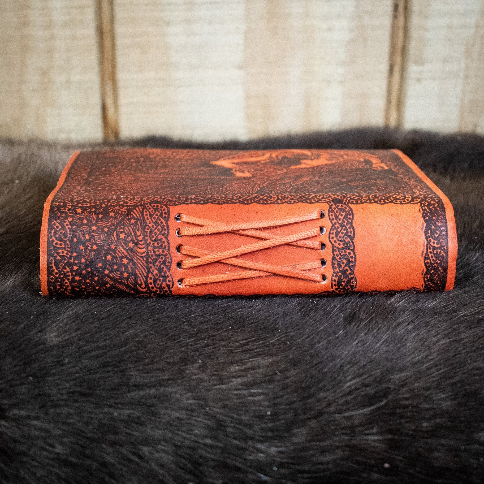 "Celtic Angel" Leather Journal - Misty Mountain Gaming - 5