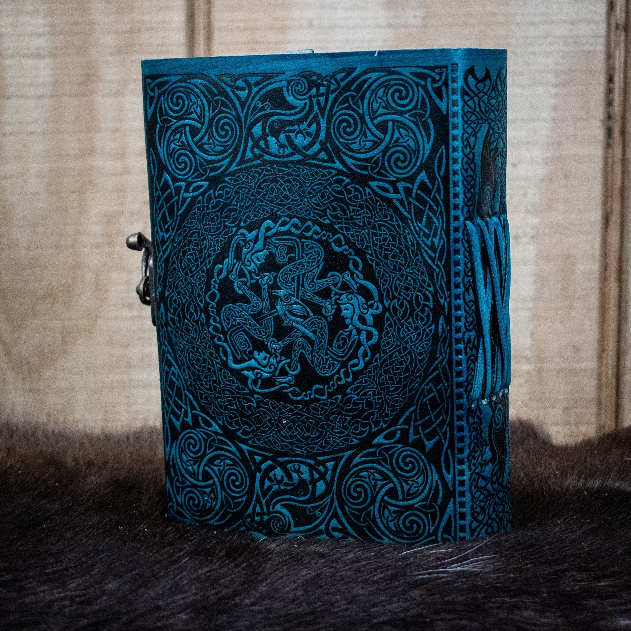 "Celtic Ravens" Leather Journal - Misty Mountain Gaming - 2