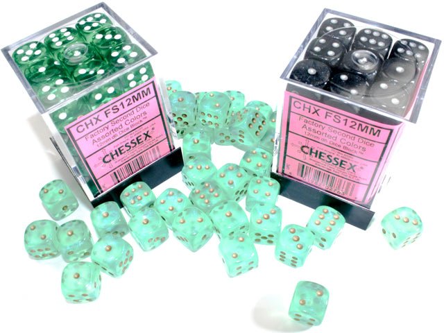 Chessex Factory-Second 12mm d6 Assorted Colors Dice Set - Chessex - 1