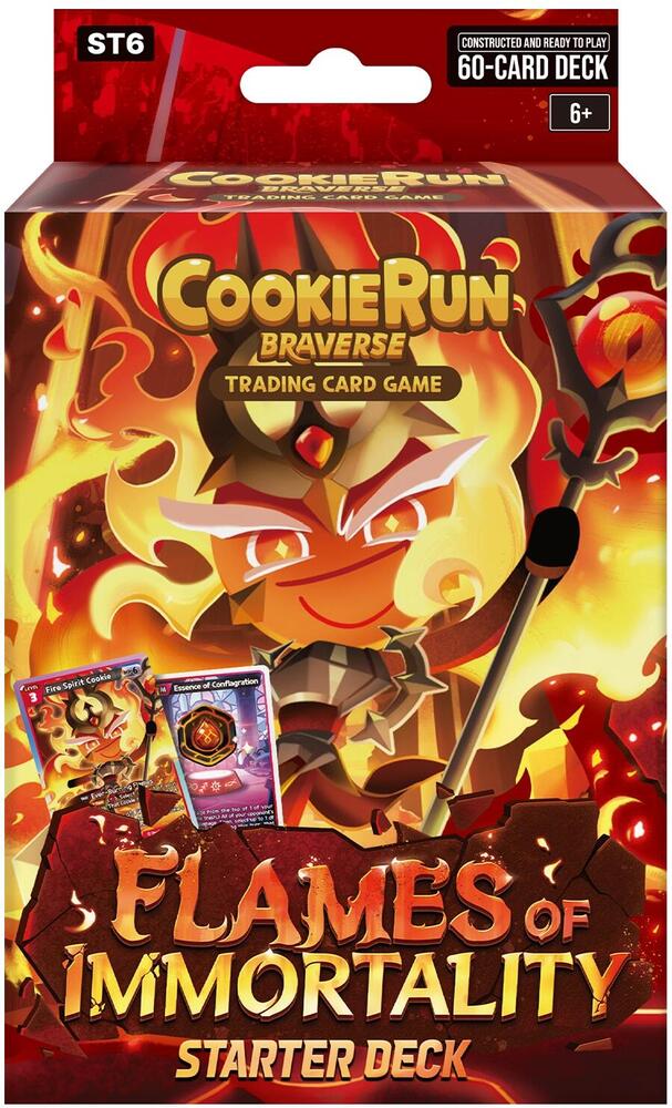 CookieRun Braverse TCG Set 6-10 Legendary Cookie Starter Deck - Flames of Immortality - Devsisters Corp. - 1