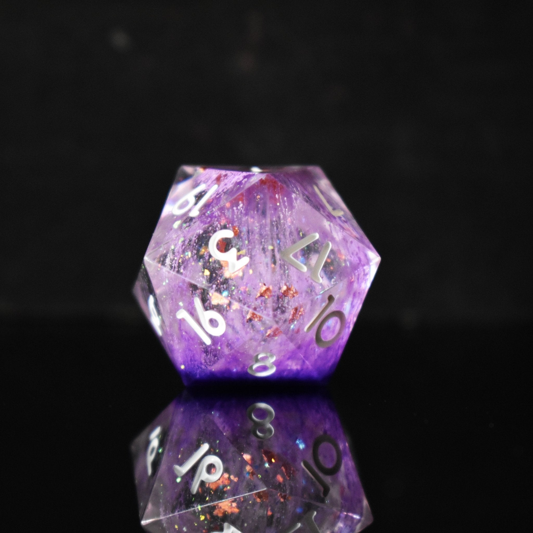 Crown of Madness Sharp - Edged Resin Dice Set - Misty Mountain Gaming - 6