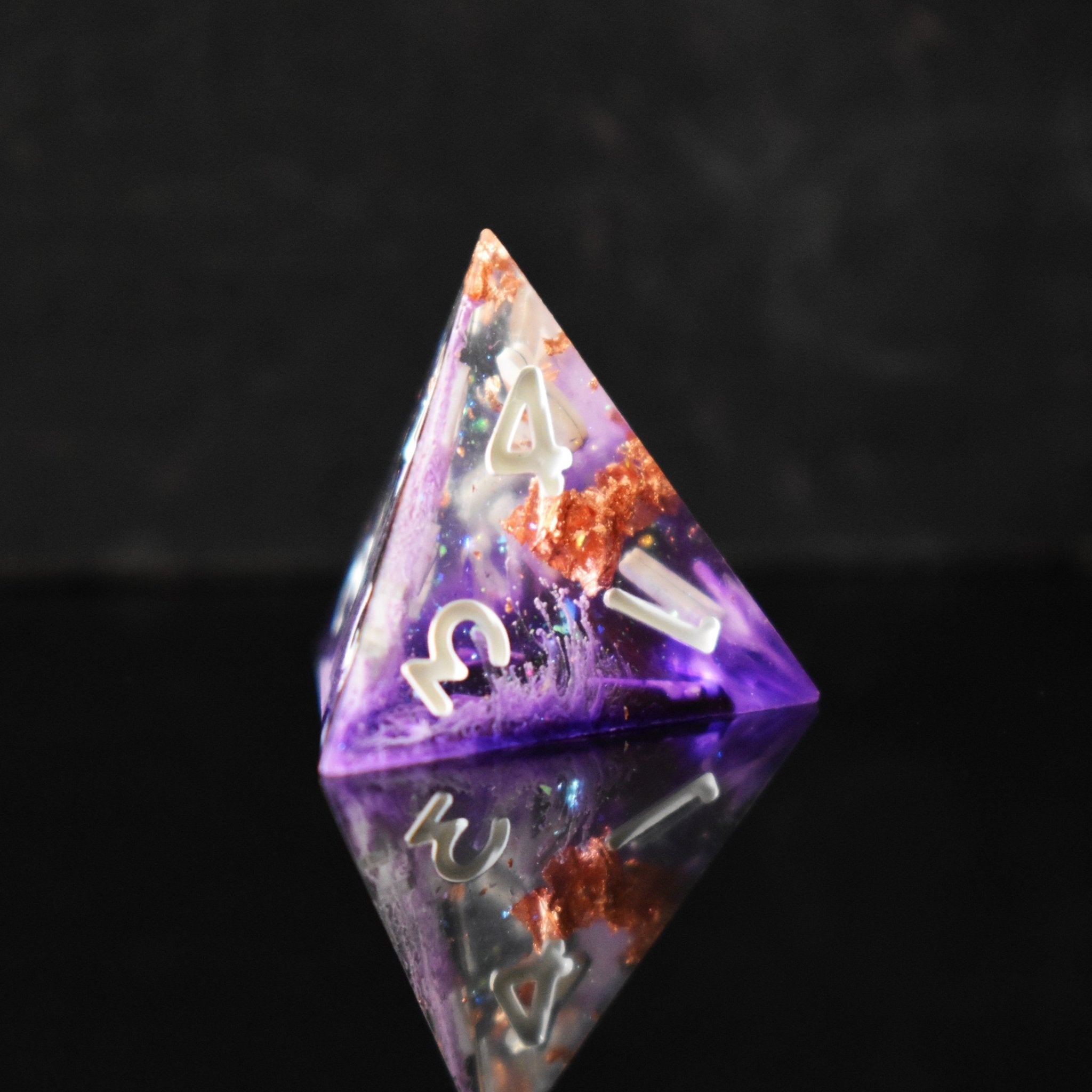 Crown of Madness Sharp - Edged Resin Dice Set - Misty Mountain Gaming - 4