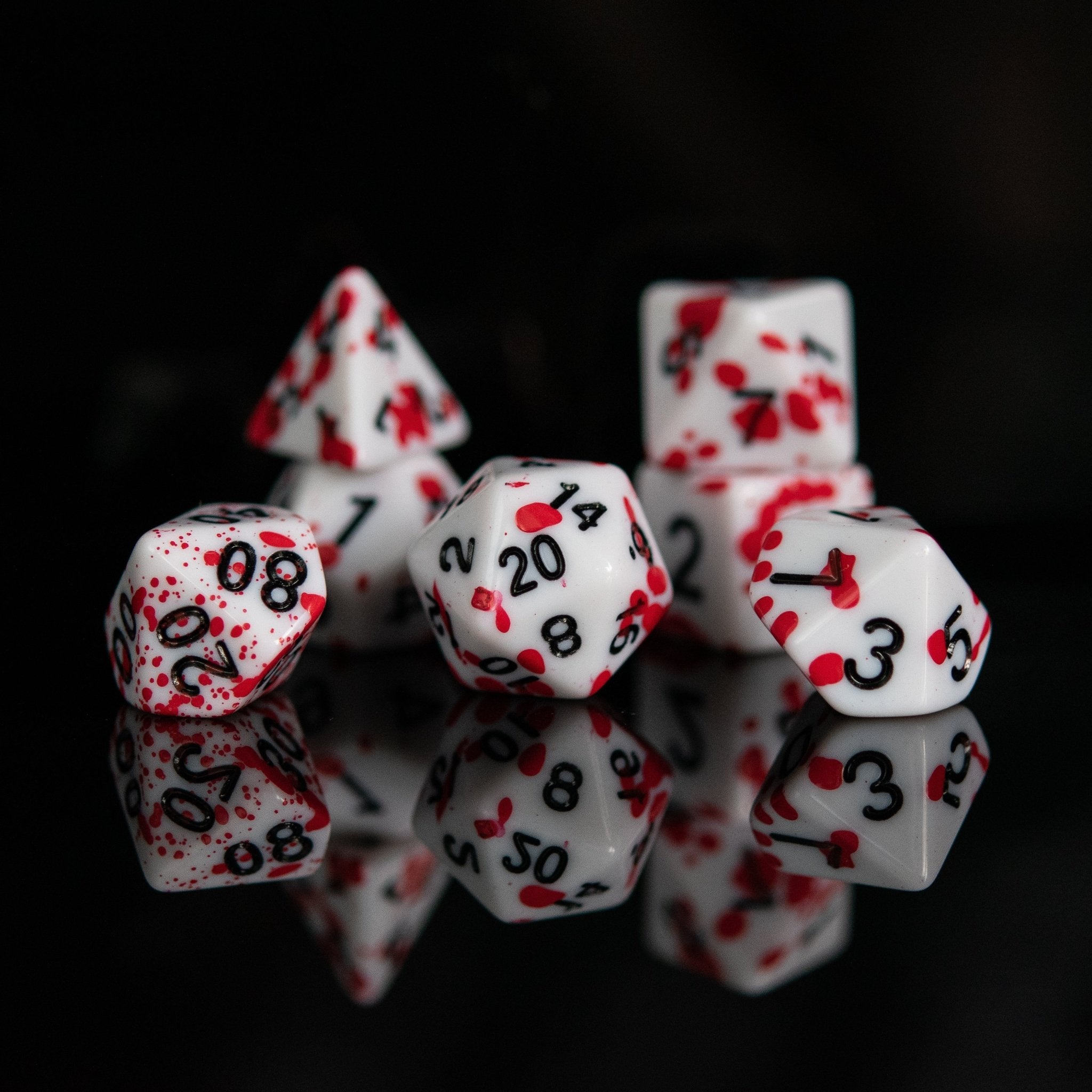 Crystal Lake Acrylic Dice Set - Misty Mountain Gaming - 2