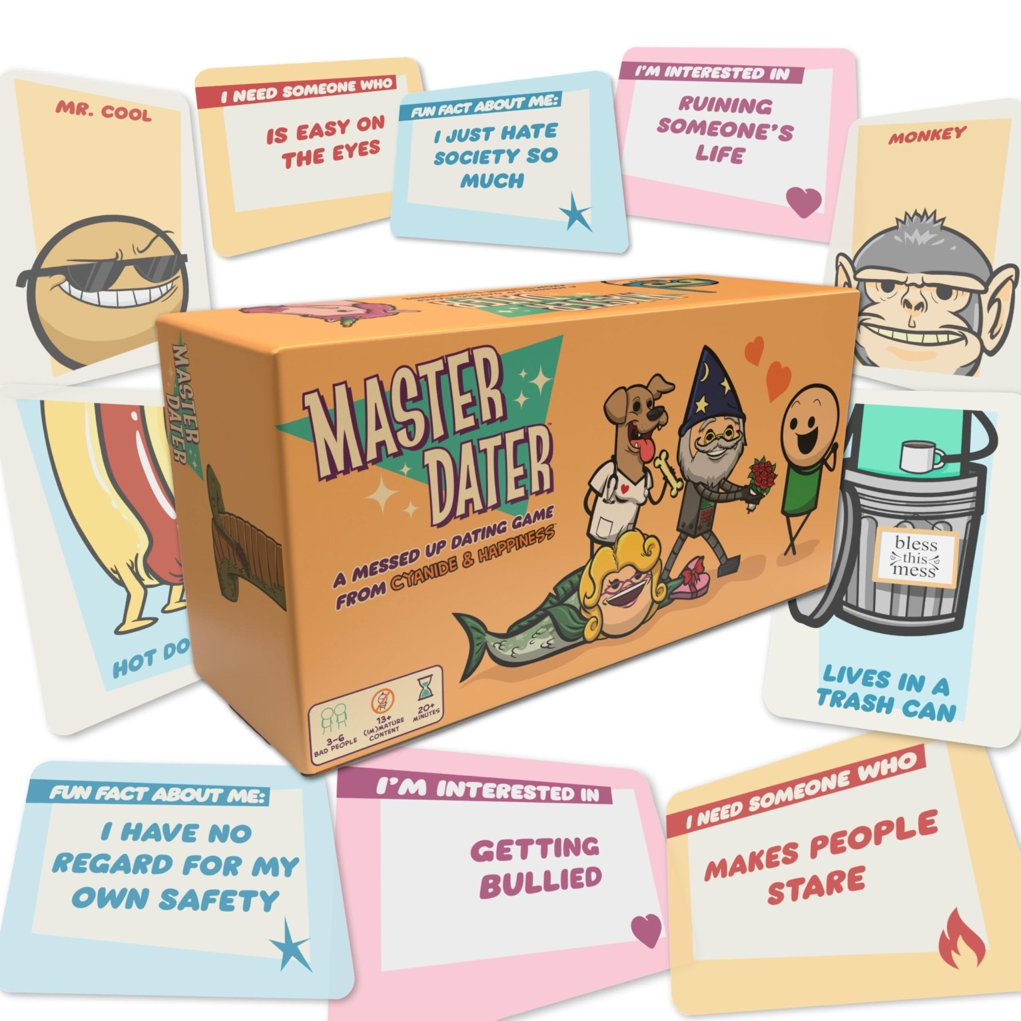 Cyanide and Happiness Master Dater Board Game - Joking Hazard - 2