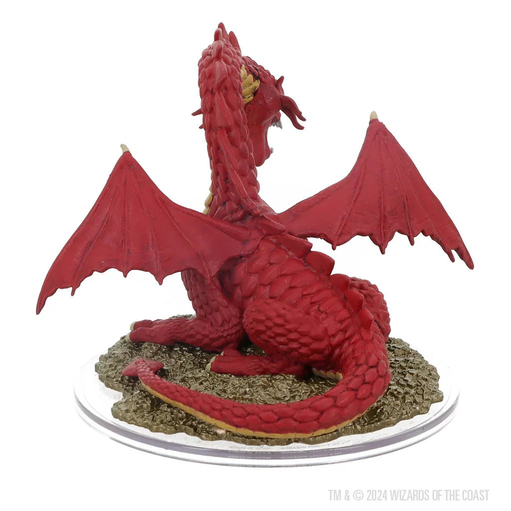 D&D Icons of the Realms 50th Anniversary Classic Red Dragon Boxed Miniature - Wizkids - 2