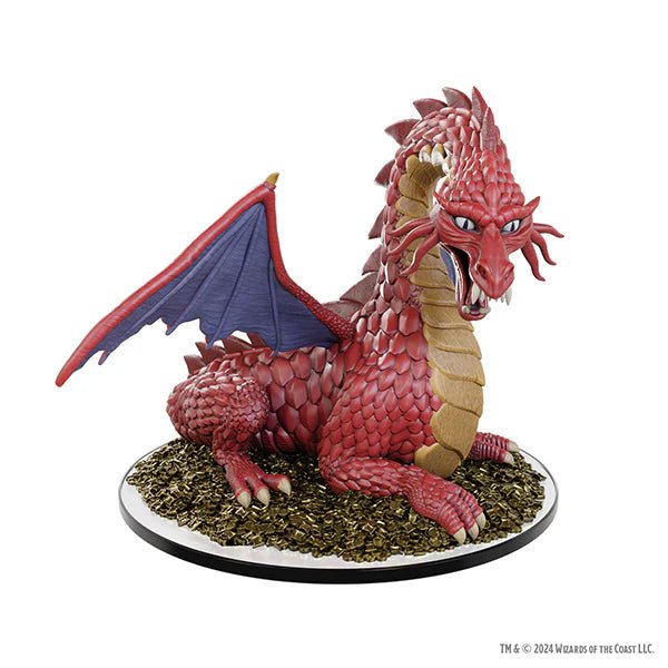 D&D Icons of the Realms 50th Anniversary Classic Red Dragon Boxed Miniature - Wizkids - 1