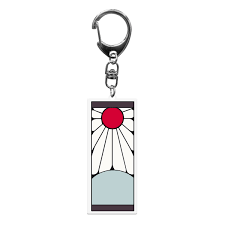 DEMON SLAYER - Tanjiro's Hanafuda Earring Acrylic Keychain - Abysse - 1