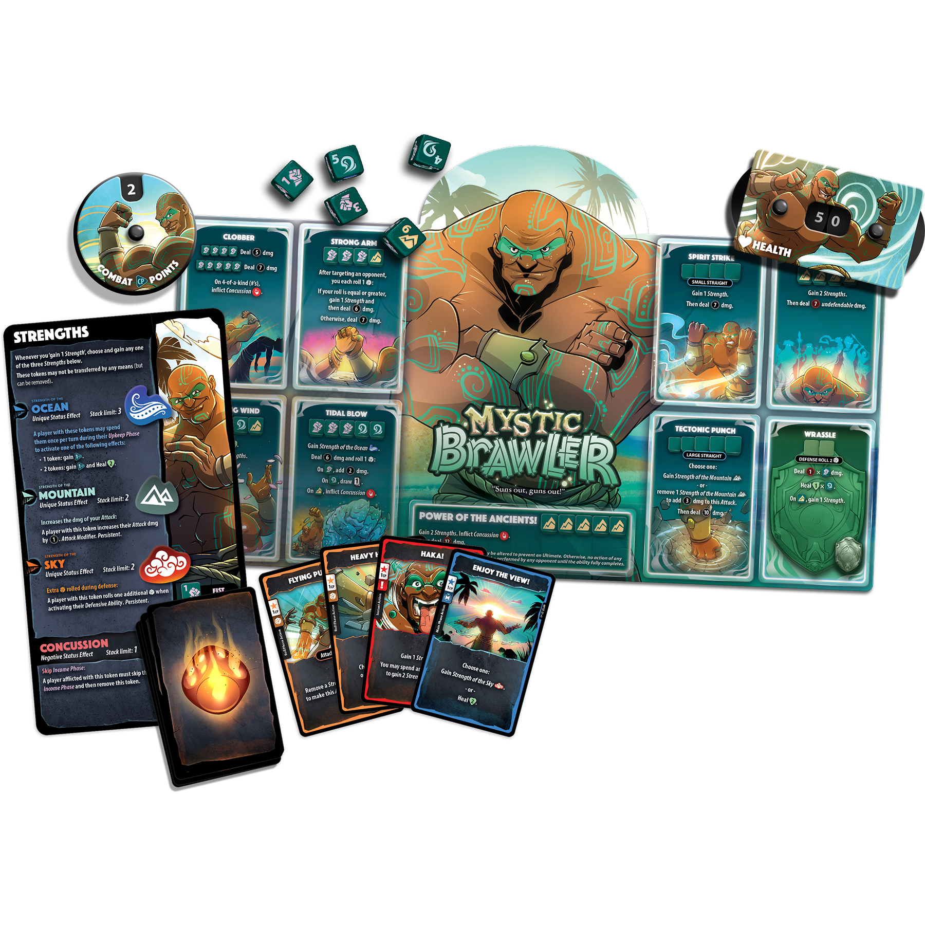 Dice Throne Mystic Brawler Hero Pack - Dice Throne Inc. - 2