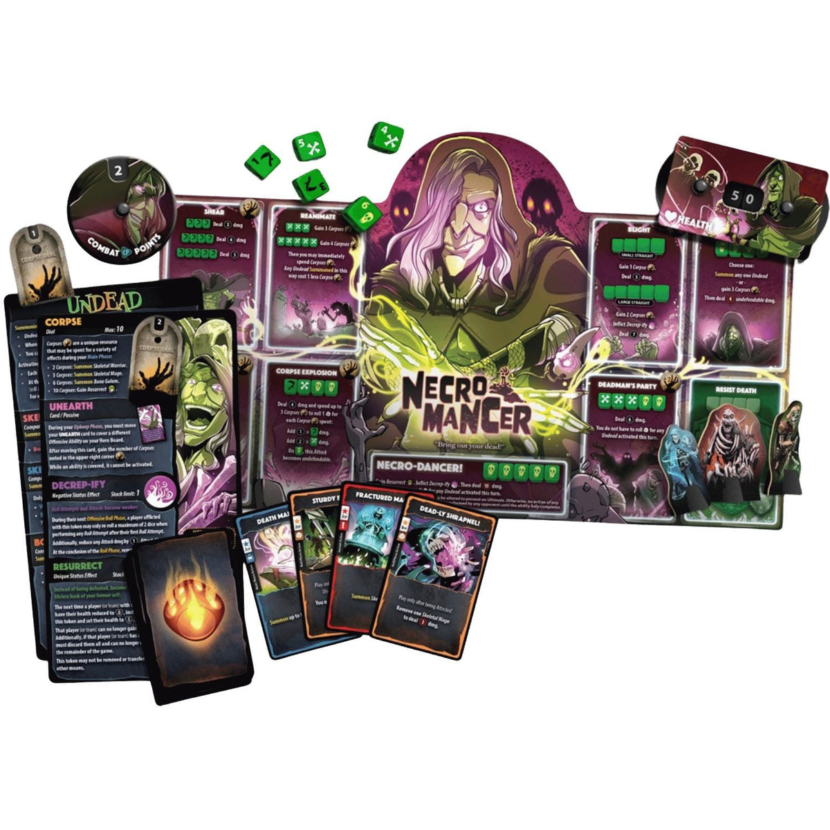 Dice Throne Necromancer Hero Pack - Dice Throne Inc. - 2