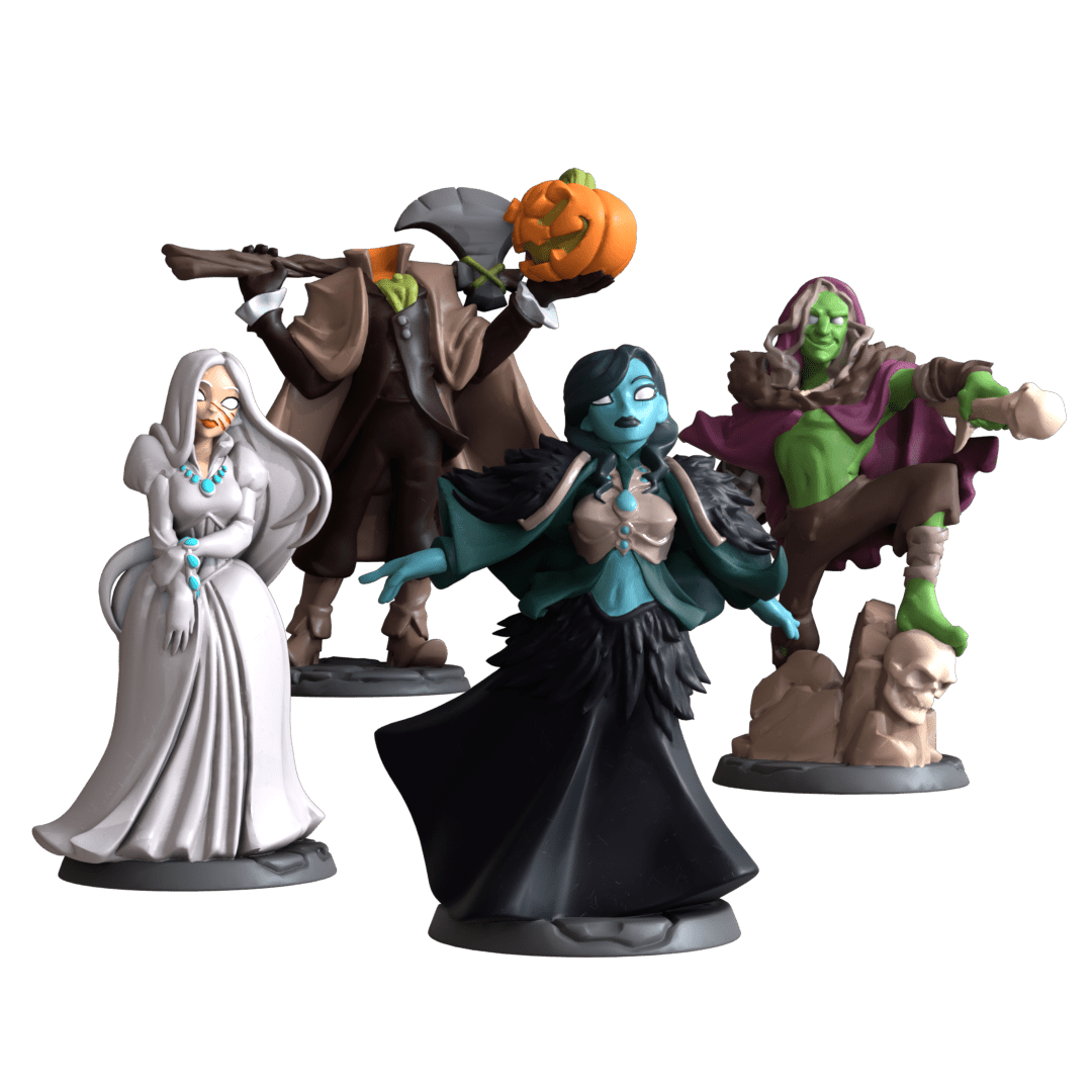 Dice Throne Outcasts Painted Sculpts Board Game Figures - Dice Throne Inc. - 1