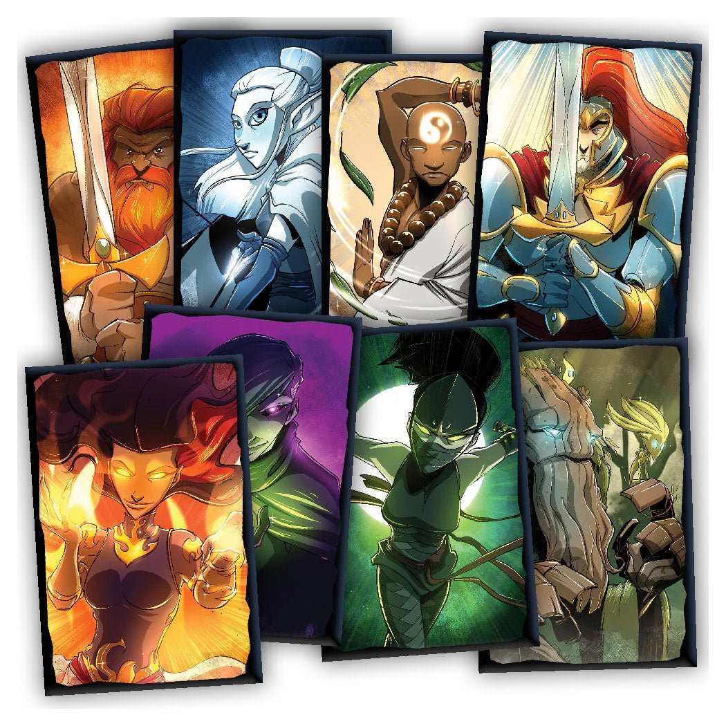 Dice Throne Season One 8 Heroes Card Sleeves (8 sets of 50 Sleeves) - Haiku Pop - 1