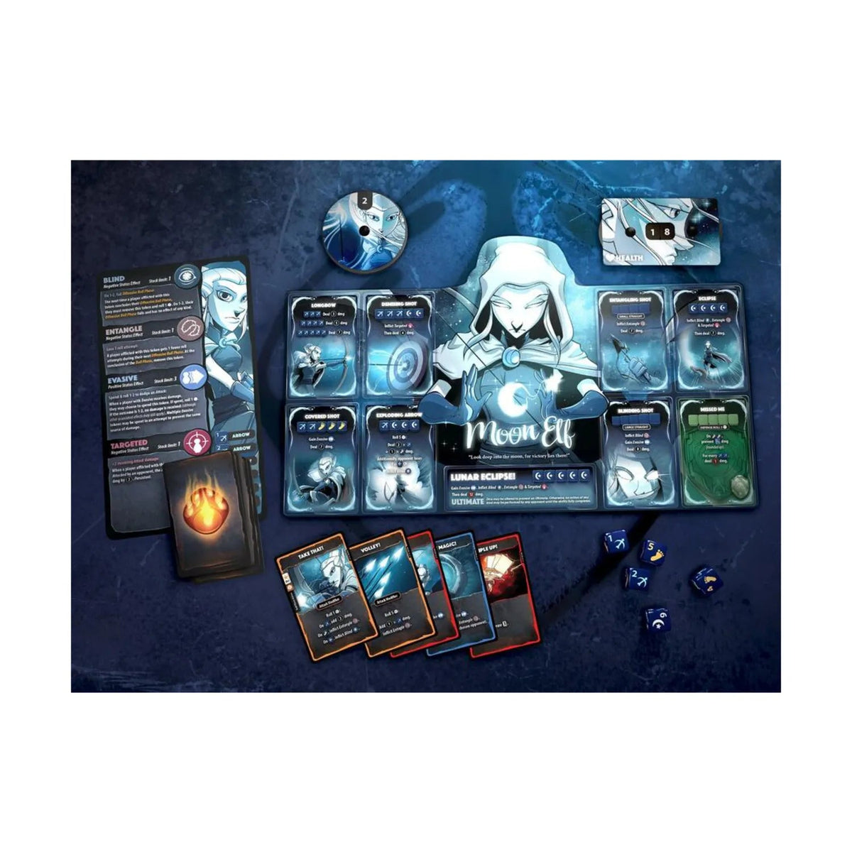 Dice Throne: Season One Box 1 - Barbarian Vs. Moon Elf - Dice Throne Inc. - 3
