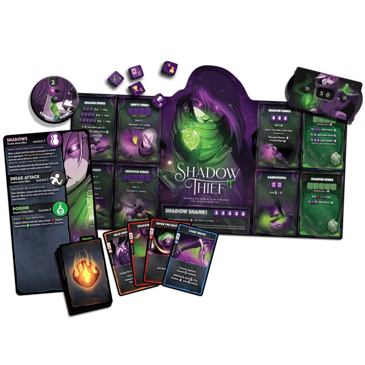 Dice Throne Shadow Thief Hero Pack - Dice Throne Inc. - 2