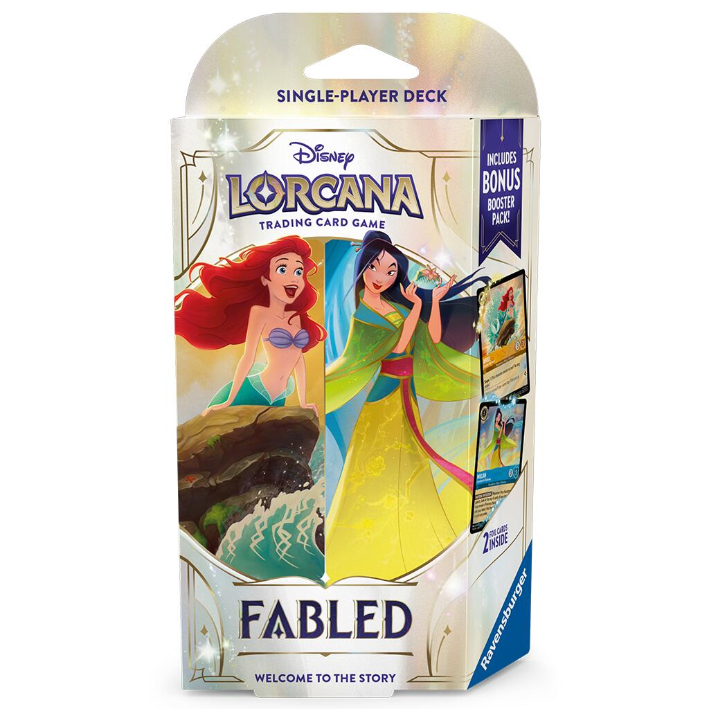 Disney Lorcana Fabled Emerald & Ruby Starter Deck - Ravensburger - 1