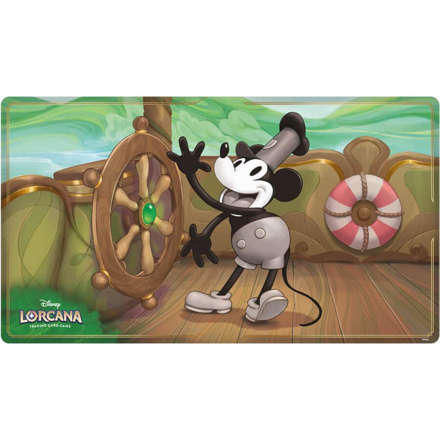 Disney Lorcana: Mickey Mouse Steamboat Willy Card Playmat - Disney - 1