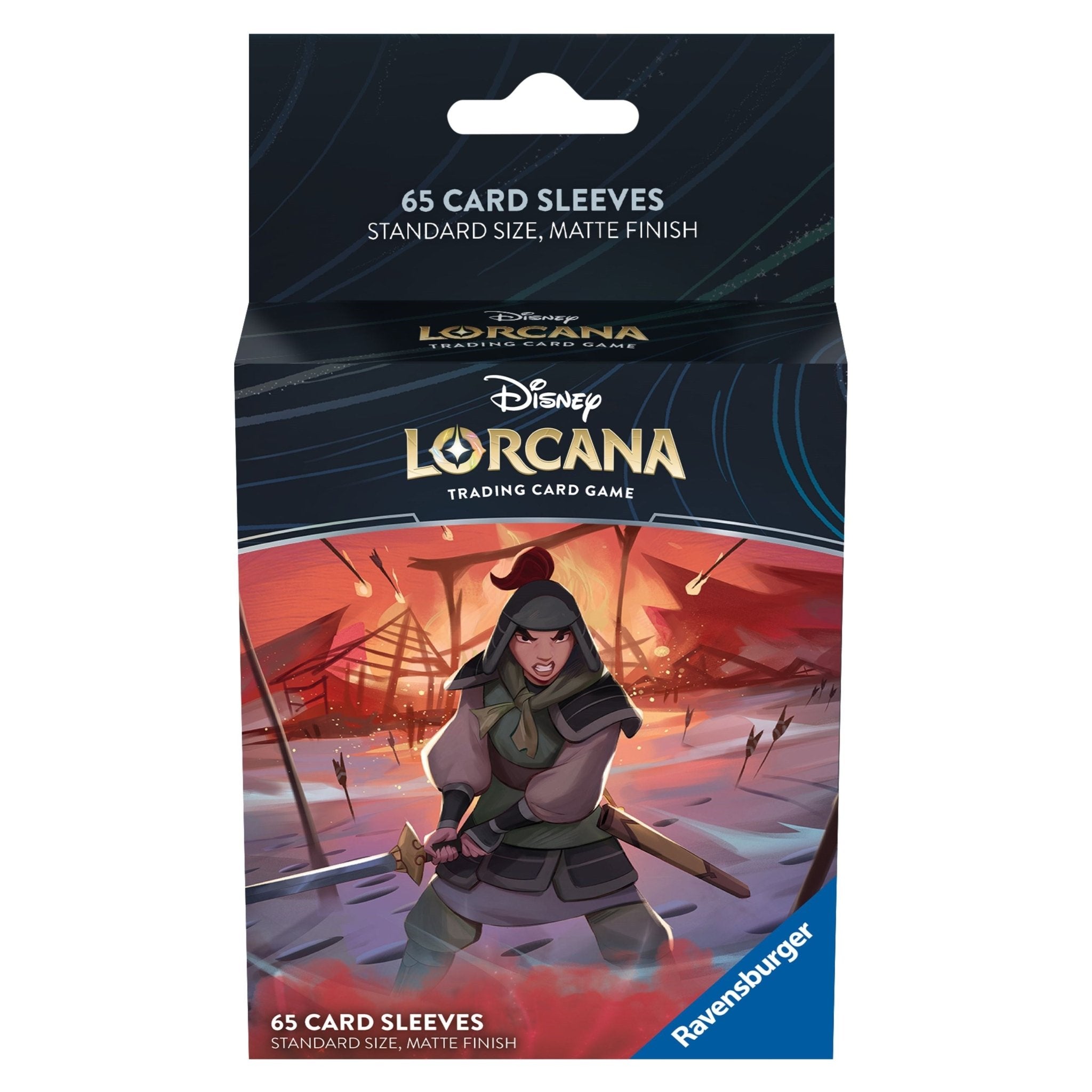 Disney Lorcana Mulan Standard Card Sleeves, 65 - Pack - Ravensburger - 1