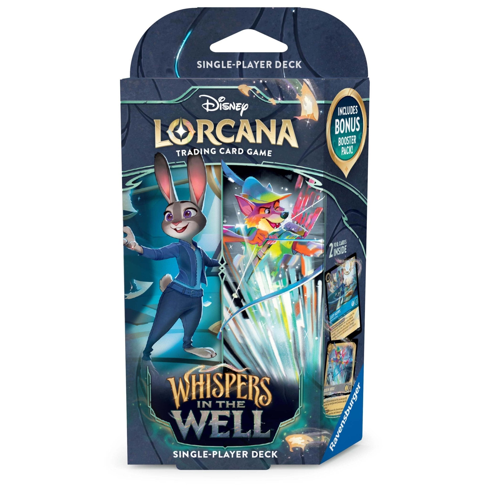 Disney Lorcana Whispers in the Well Starter Deck (Sapphire & Steel) - Ravensburger - 1