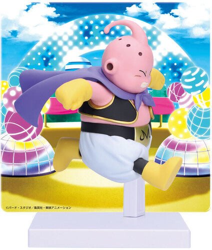 Dragon Ball Daima Majin Buu Figure With Panel Anime Figure - Banpresto - 1