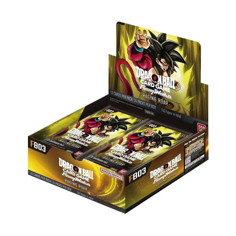 Dragon Ball Super: Fusion World Raging Roar Booster Box Display - Bandai - 1