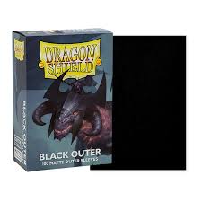 Dragon Shield: 100ct Outer Sleeves - Matte Black (Standard) - Arcane Tinmen - 1