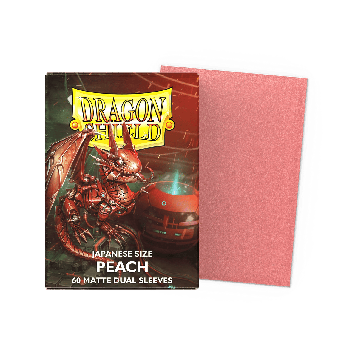 Dragon Shield Japanese 60ct Sleeves, Peach Dual Matte - Arcane Tinmen - 1
