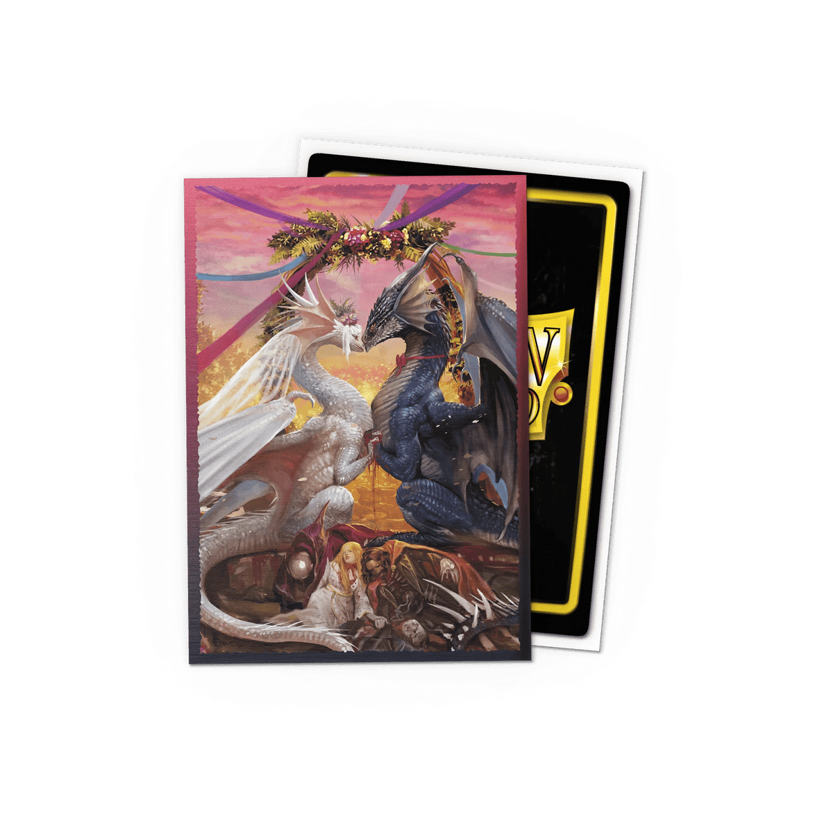 Dragon Shield Japanese 60ct Sleeves, Valentine Dragons 2023 Brushed - Arcane Tinmen - 2