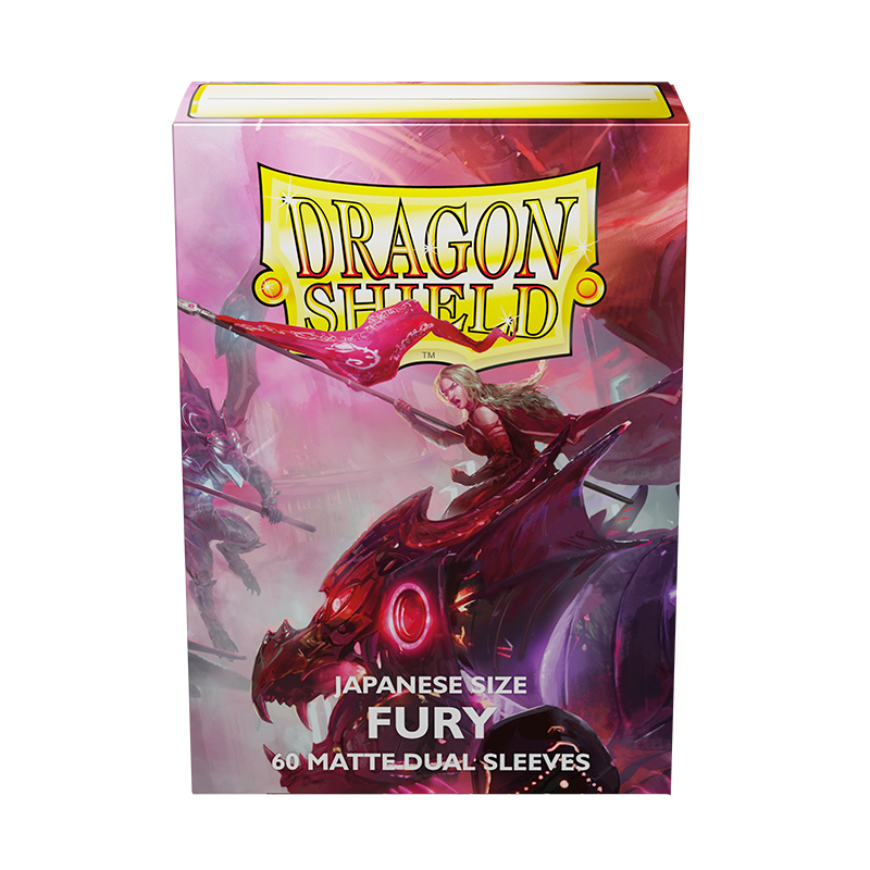 Dragon Shield Japanese Size 60ct Fury Dual Matte Card Sleeves - Arcane Tinmen - 1