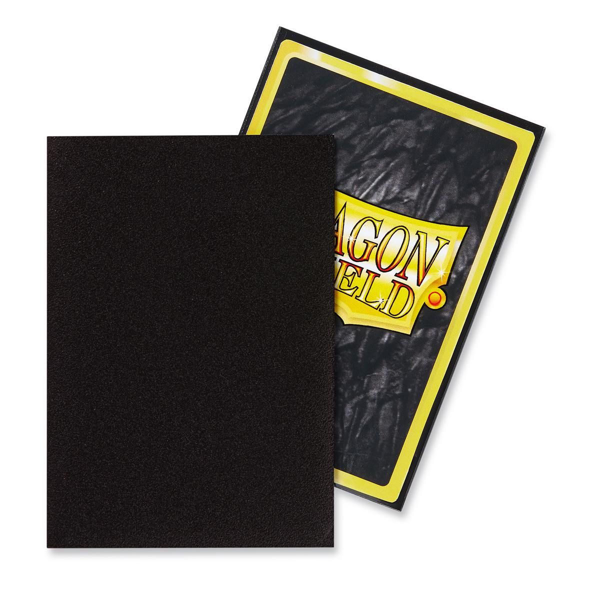 Dragon Shield: Japanese Size 60ct Sleeves - Black (Matte) - Arcane Tinmen - 2