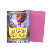 Dragon Shield: Japanese Size 60ct Sleeves - Pink Diamond (Matte) - Arcane Tinmen - 1