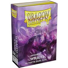 Dragon Shield: Japanese Size 60ct Sleeves - Wraith (Dual Matte) - Arcane Tinmen - 1