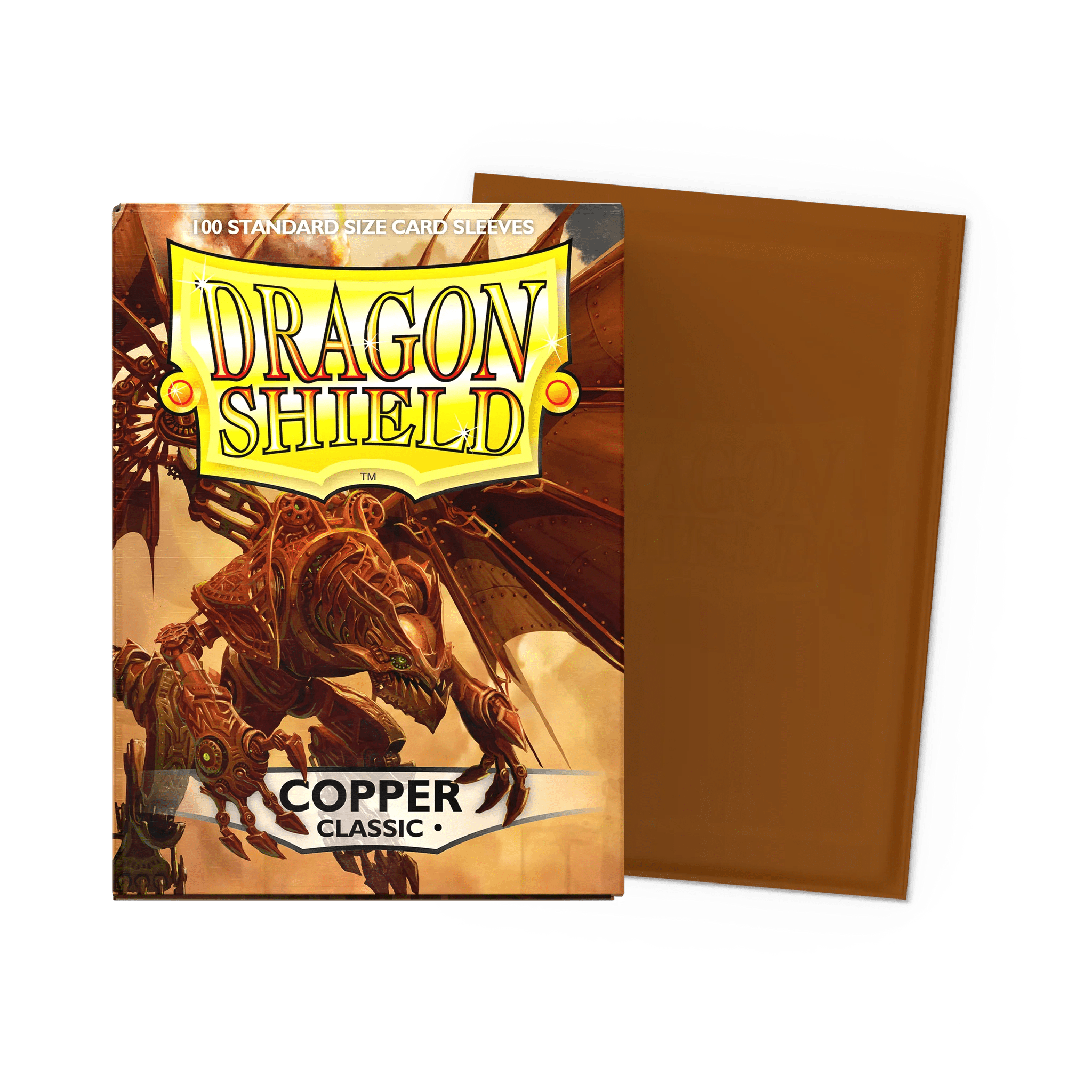 Dragon Shield Standard 100ct Copper Classic Card Sleeves - Arcane Tinmen - 1