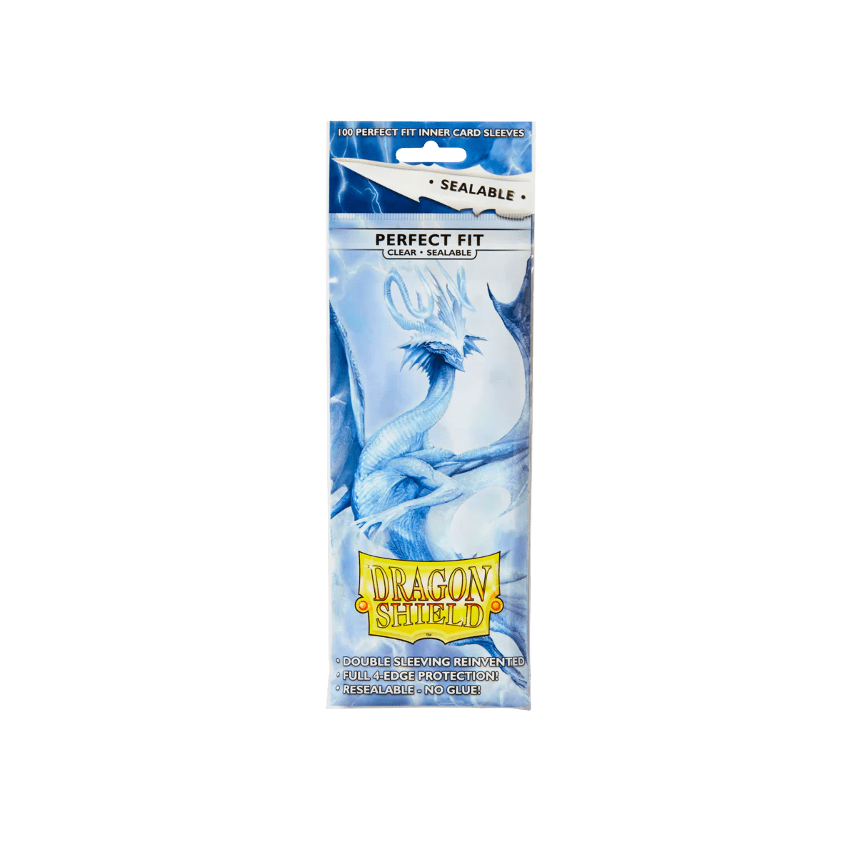 Dragon Shield Standard 100ct Inner Sleeves, Sealable Clear Perfect Fit - Arcane Tinmen - 1