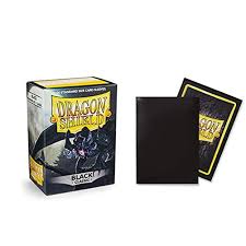 Dragon Shield: Standard 100ct Sleeves - Black (Classic) - Arcane Tinmen - 1