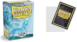 Dragon Shield: Standard 100ct Sleeves - Clear (Matte) - Arcane Tinmen - 1