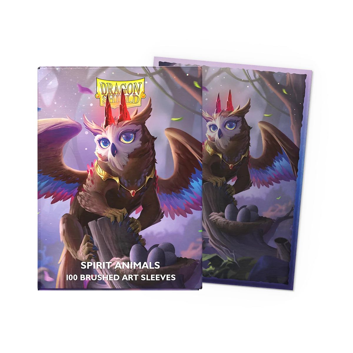 Dragon Shield Standard 100ct Sleeves, Dragowlis Brushed Art - Arcane Tinmen - 1