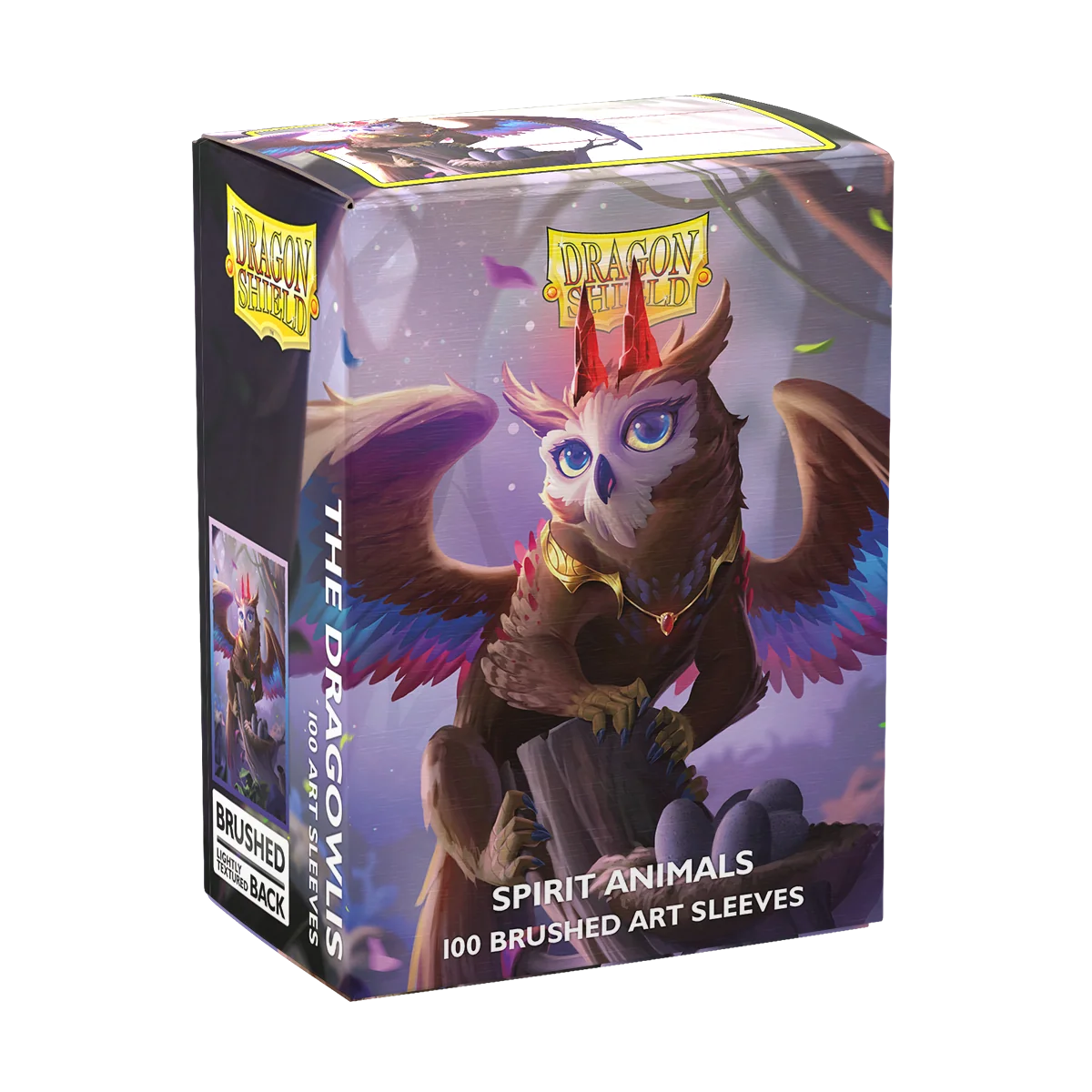 Dragon Shield Standard 100ct Sleeves, Dragowlis Brushed Art - Arcane Tinmen - 3